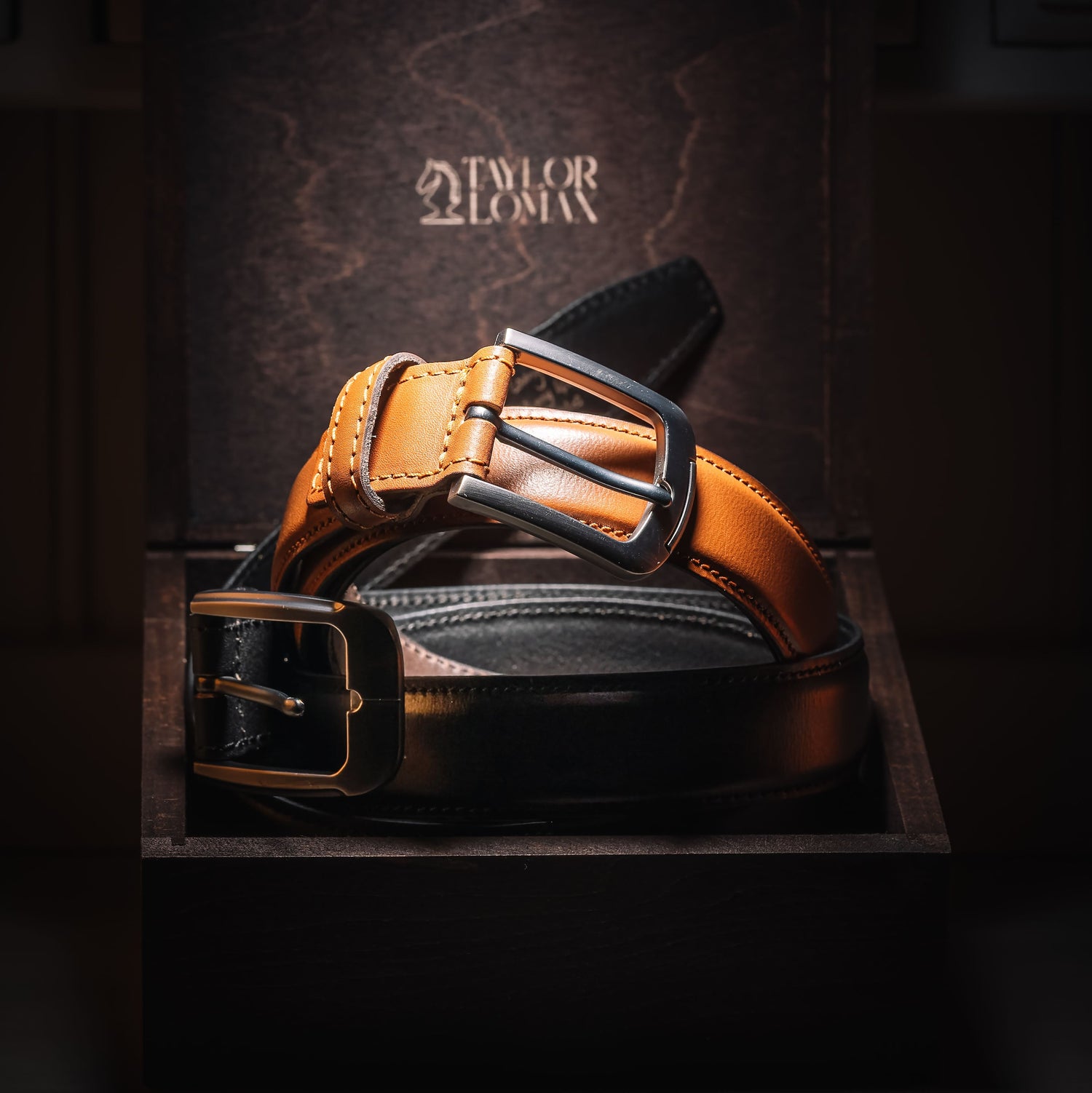 Luxury Grooms Gift - Personalised Leather Belts