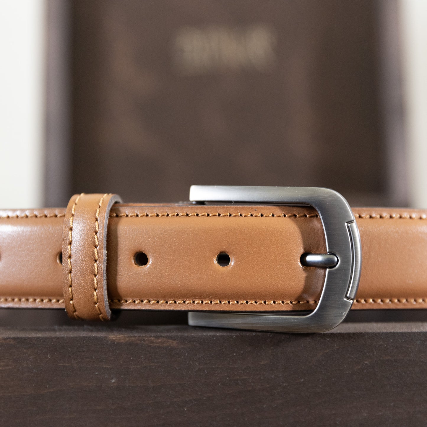 Personalised Fine Leather Belt – Tan