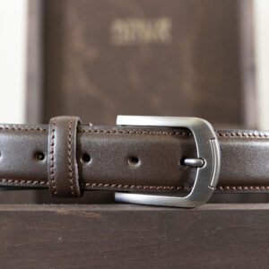 Personalised Fine Leather Belt - Brown